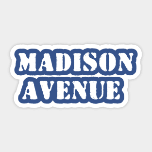 Madison Avenue Sticker